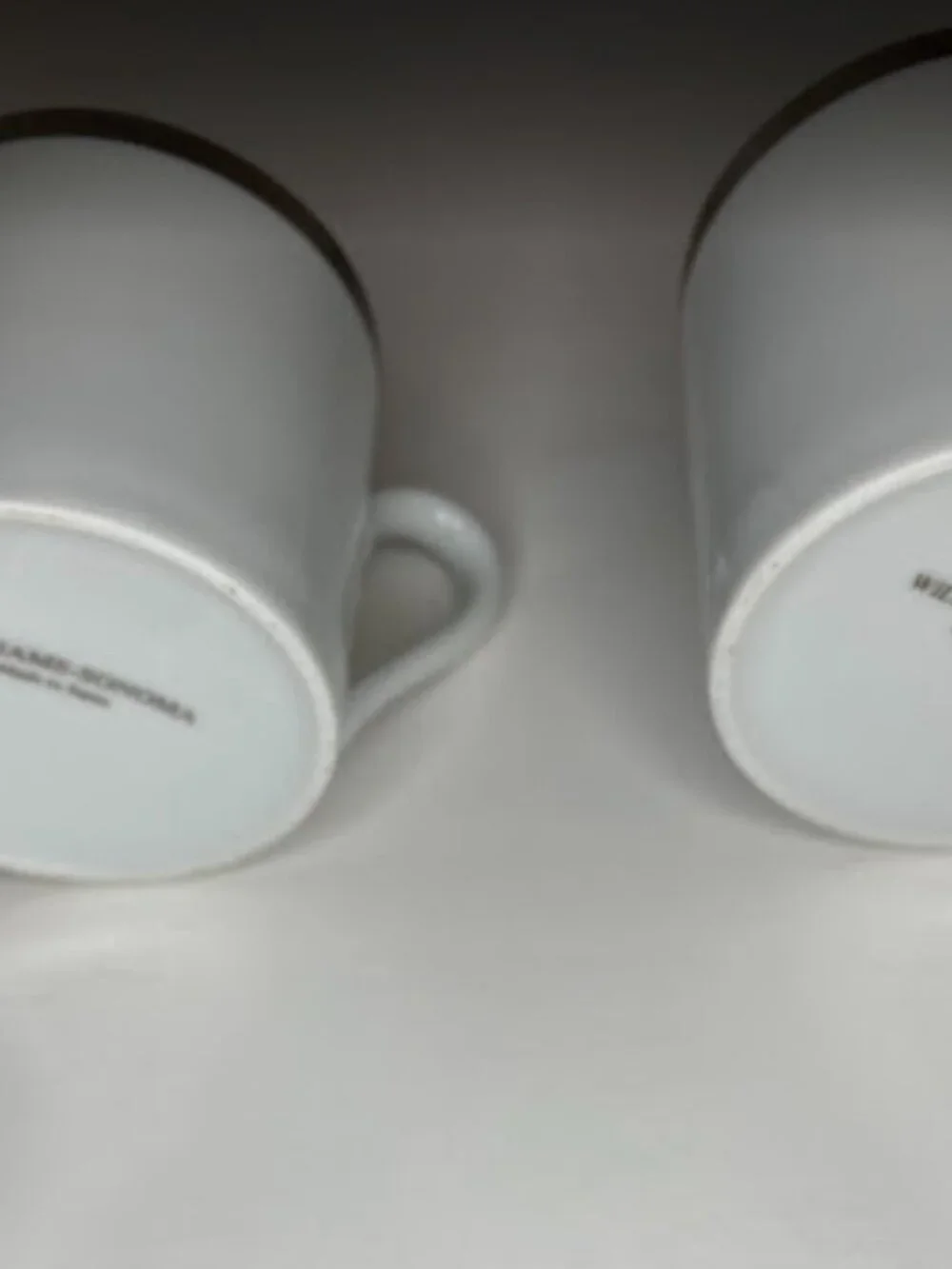 Williams Sonoma Porcelain Tea Cups